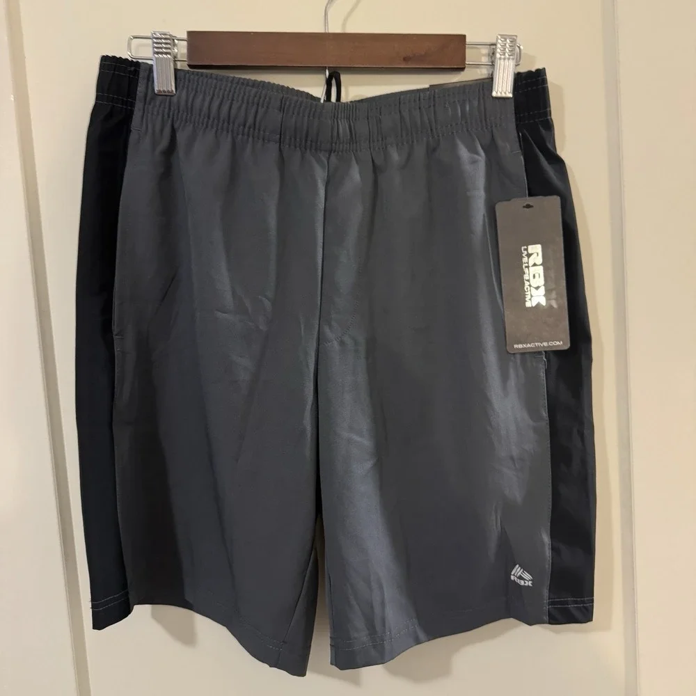 RBX Performance Training Shorts Men's Sz S Gray  9